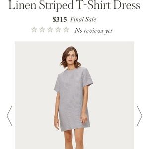 Jenni Kayne striped linen tshirt dress